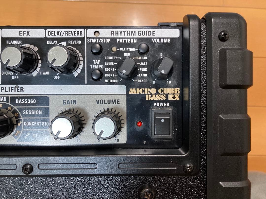 ローランド MICRO CUBE BASS RX 社外ACアダプタ付 送料込み