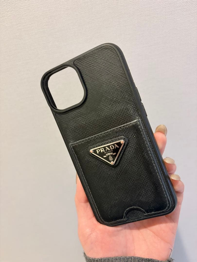 PRADA iPhone14ケースブラック