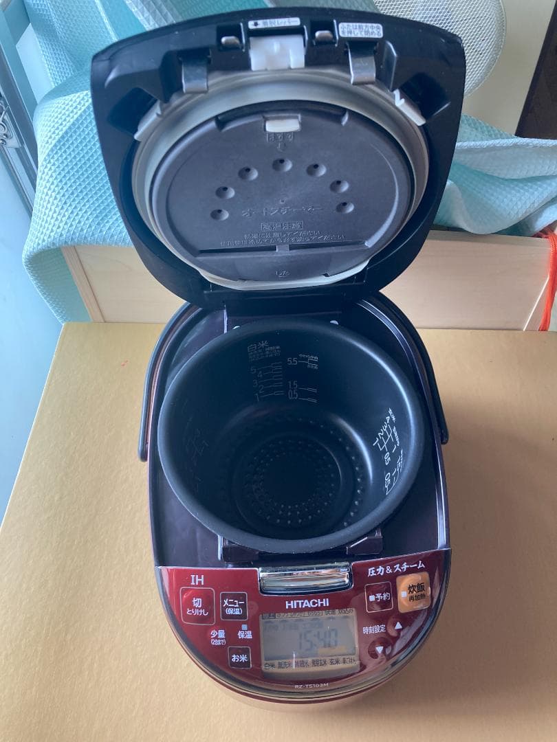 ★美品★HITACHI IHジャー炊飯器RZ-TS103M炊飯容量1.0L圧力釜