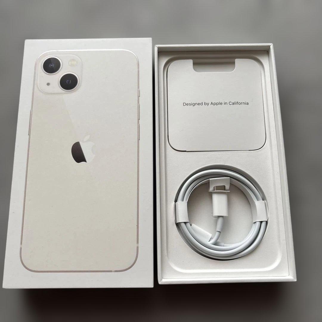 iPhone13 128㎇　スターライト箱あり