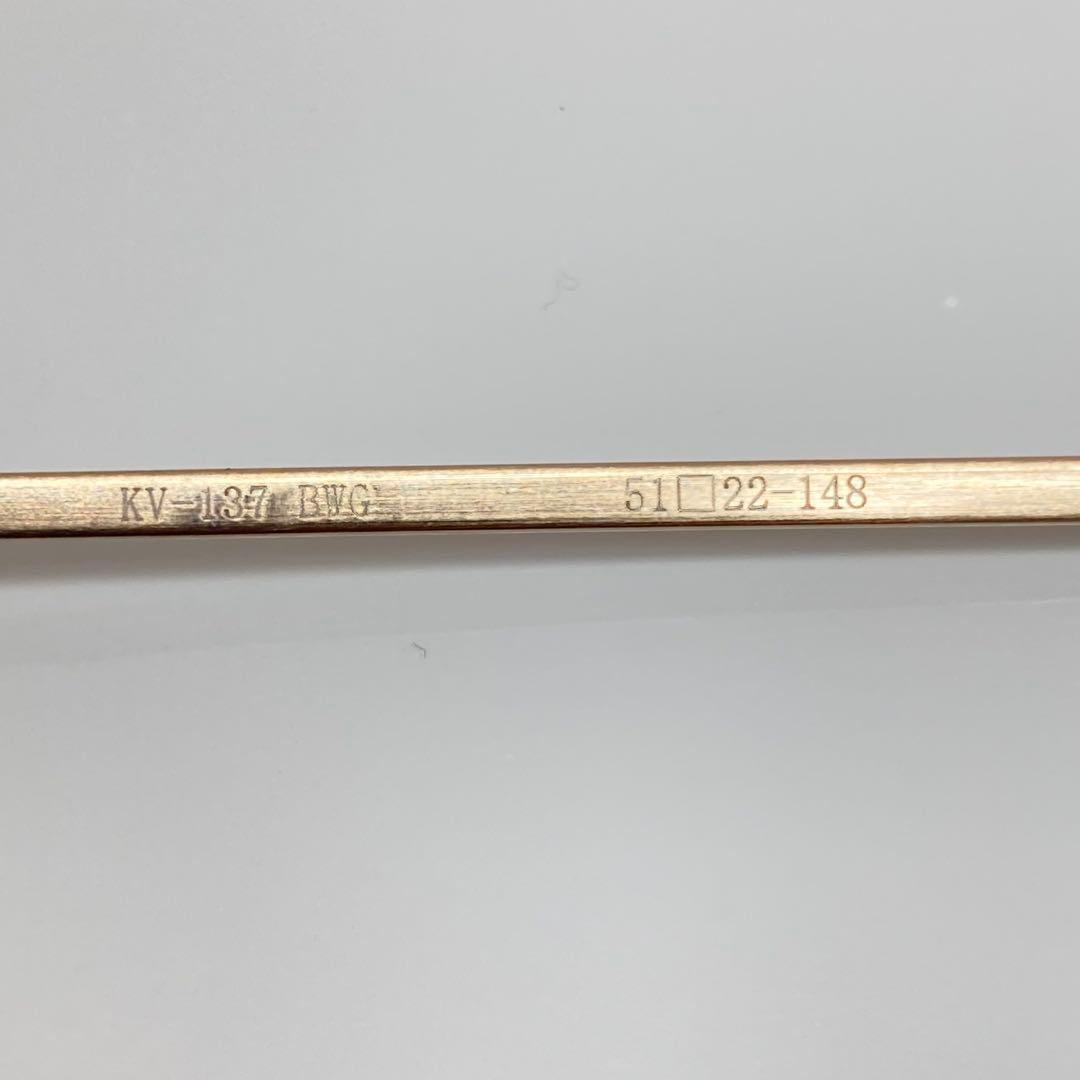 金子眼鏡 KV-137 BWG サイズ51□22-148