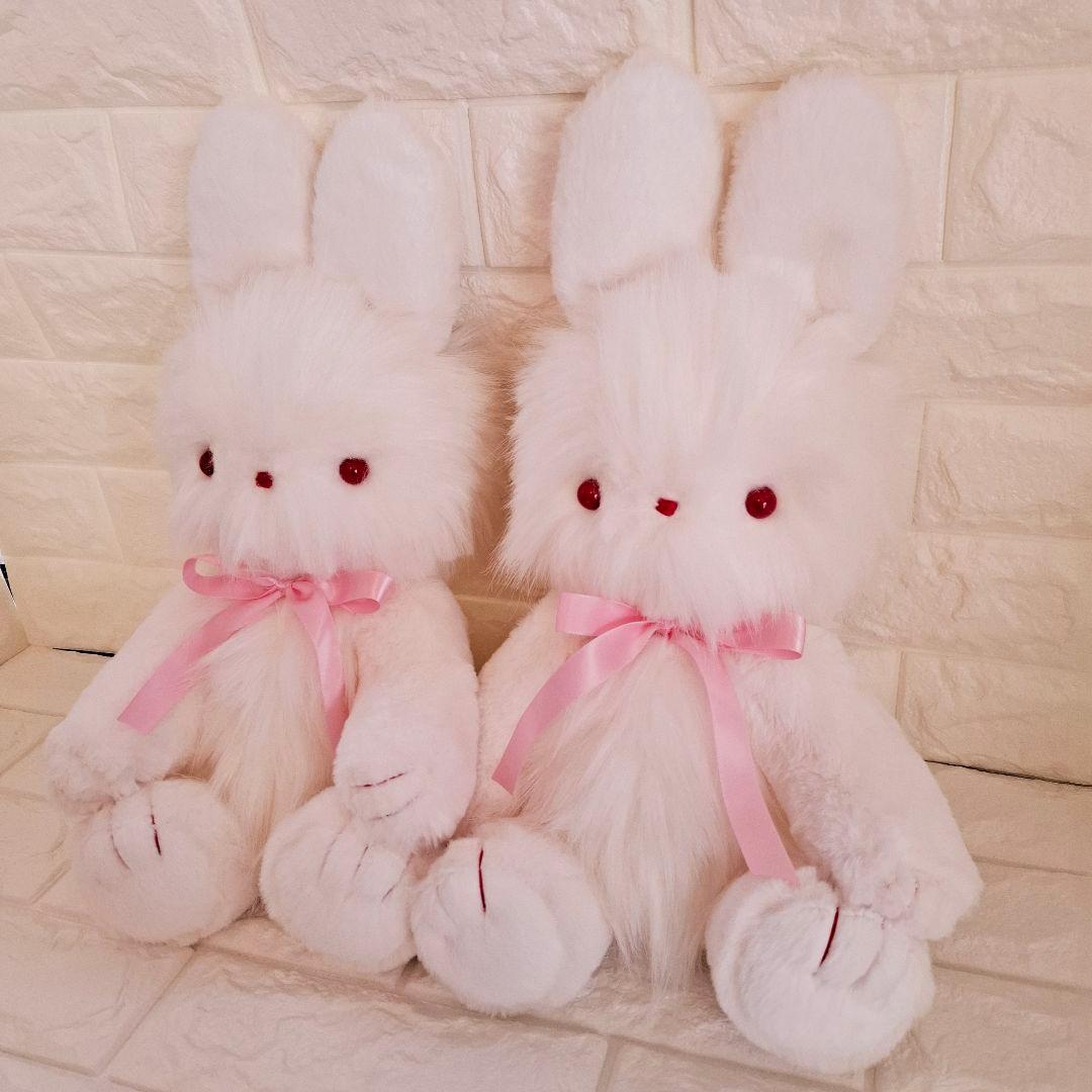 ぬいぐるみ、うさぎ、ハンドメイド、オリジナル、抱きしめられるサイズ、特大