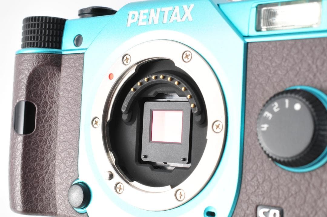 PENTAX ペンタックス Q10 ブルー バッテリー、充電器付 #104