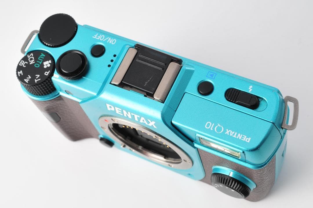 PENTAX ペンタックス Q10 ブルー バッテリー、充電器付 #104