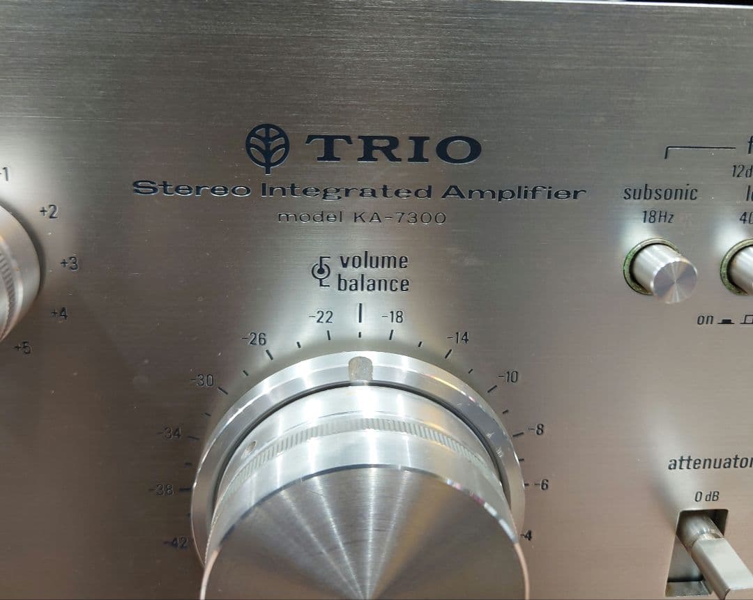 ●TRIO KA-7300ステレオインテグレーテッドアンプ