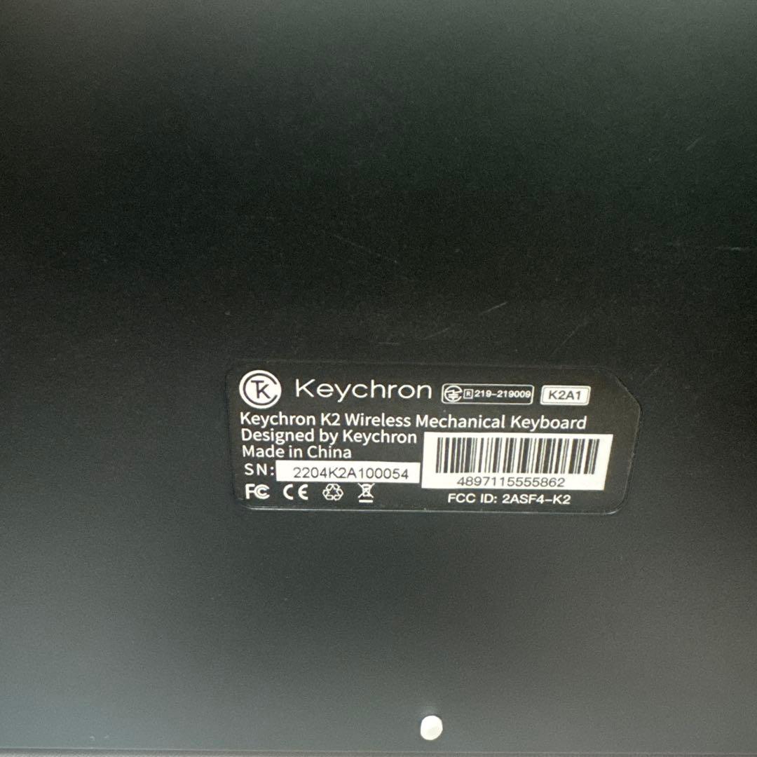 【値下げ】Keychron K2 赤軸・英語配列