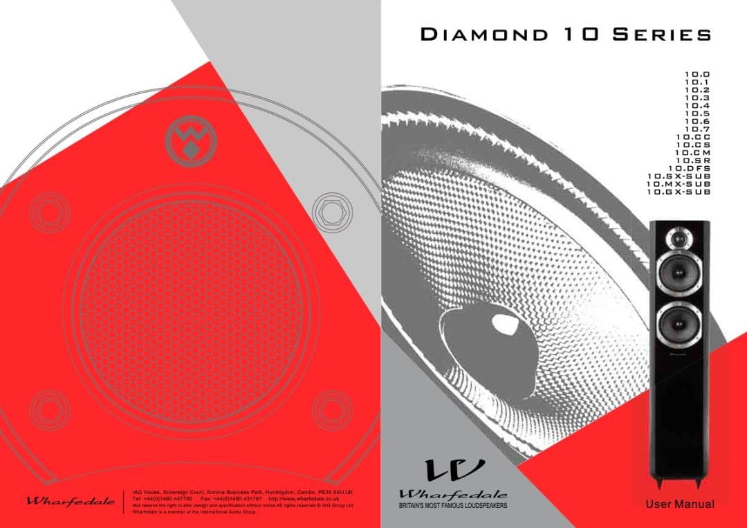 スピーカー・ウーファー Wharfedale DIAMOND 10.1