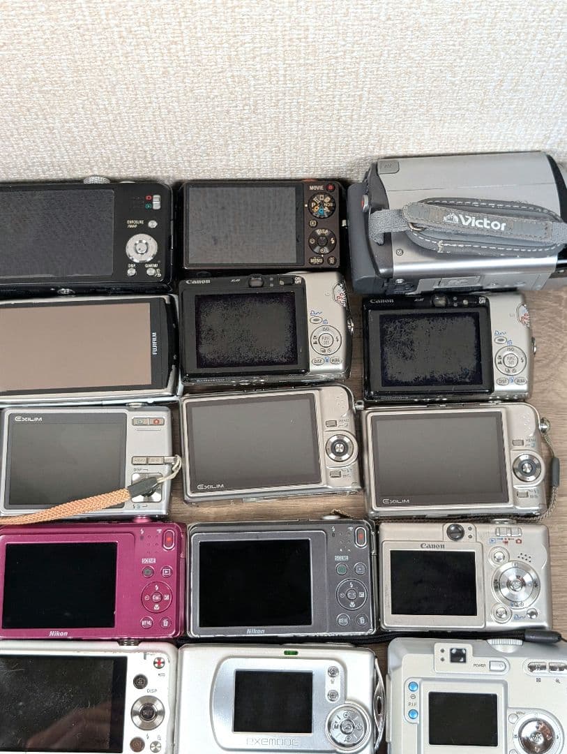【ジャンク品】コンパクトデジタルカメラ＆フィルムカメラ 23台セット