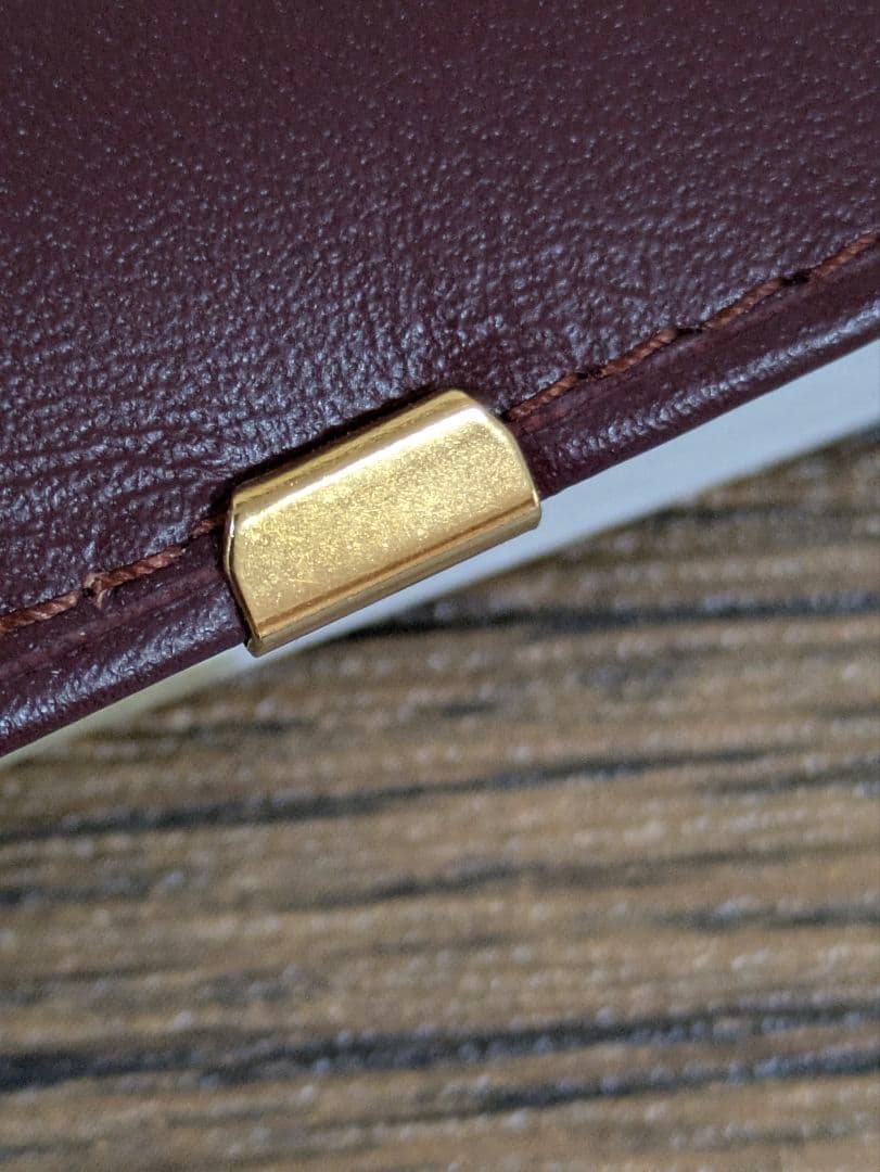 Cartier カルティエ マストライン メガネケース ヴィンテージ ボルドー