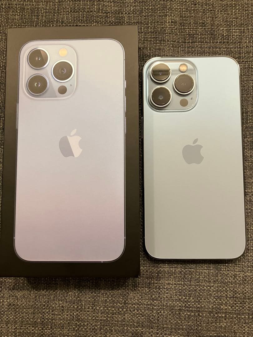 美品　iPhone13Pro 256GB SIMフリー 箱付　ブルー