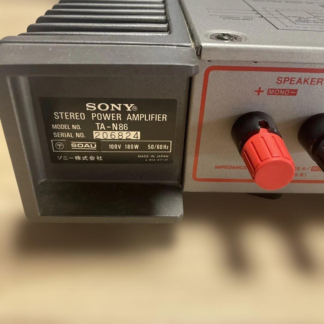 ジャンク　SONY TA-N86 パワーアンプ