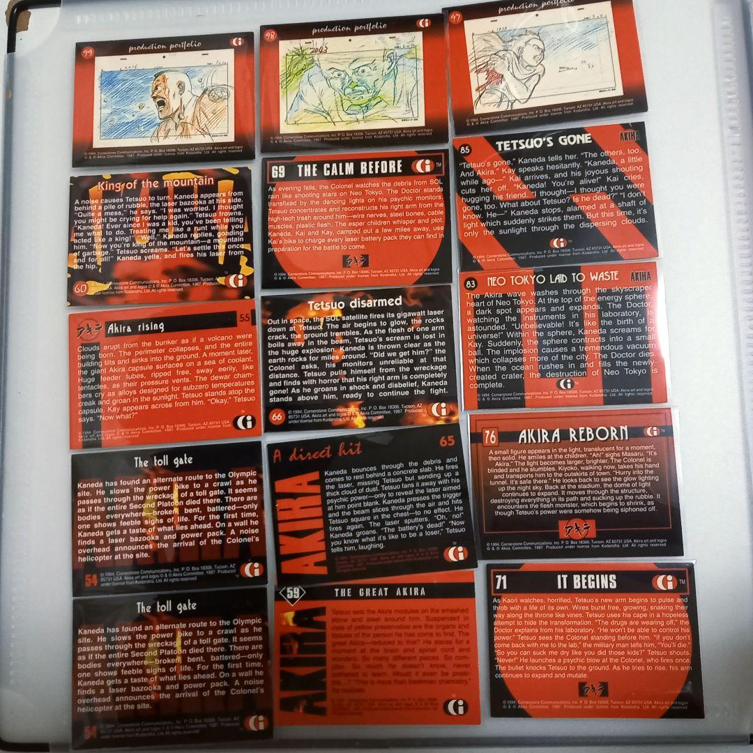 AKIRA アキラ 海外版トレーディングカード28枚セット 大友克洋