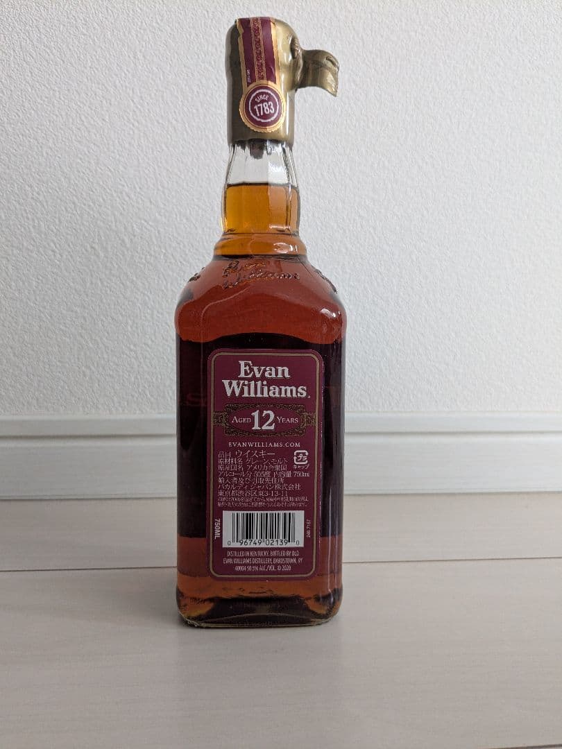 Evan Williams エヴァンウィリアムス12年【新品未開封】