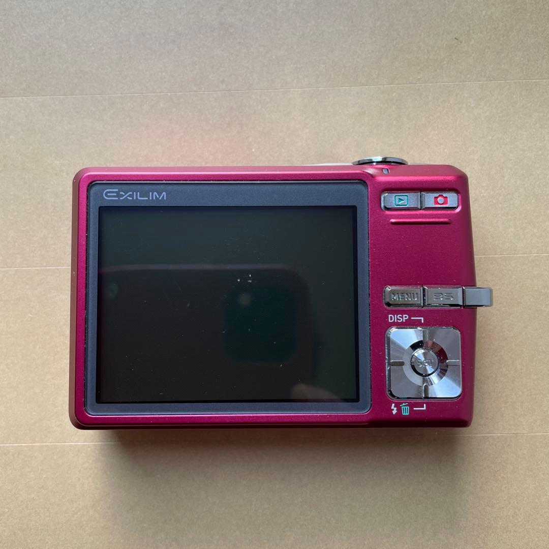 【動作OK】CASIO EXILIM EX-Z700 レッドコンパクトデジカメ