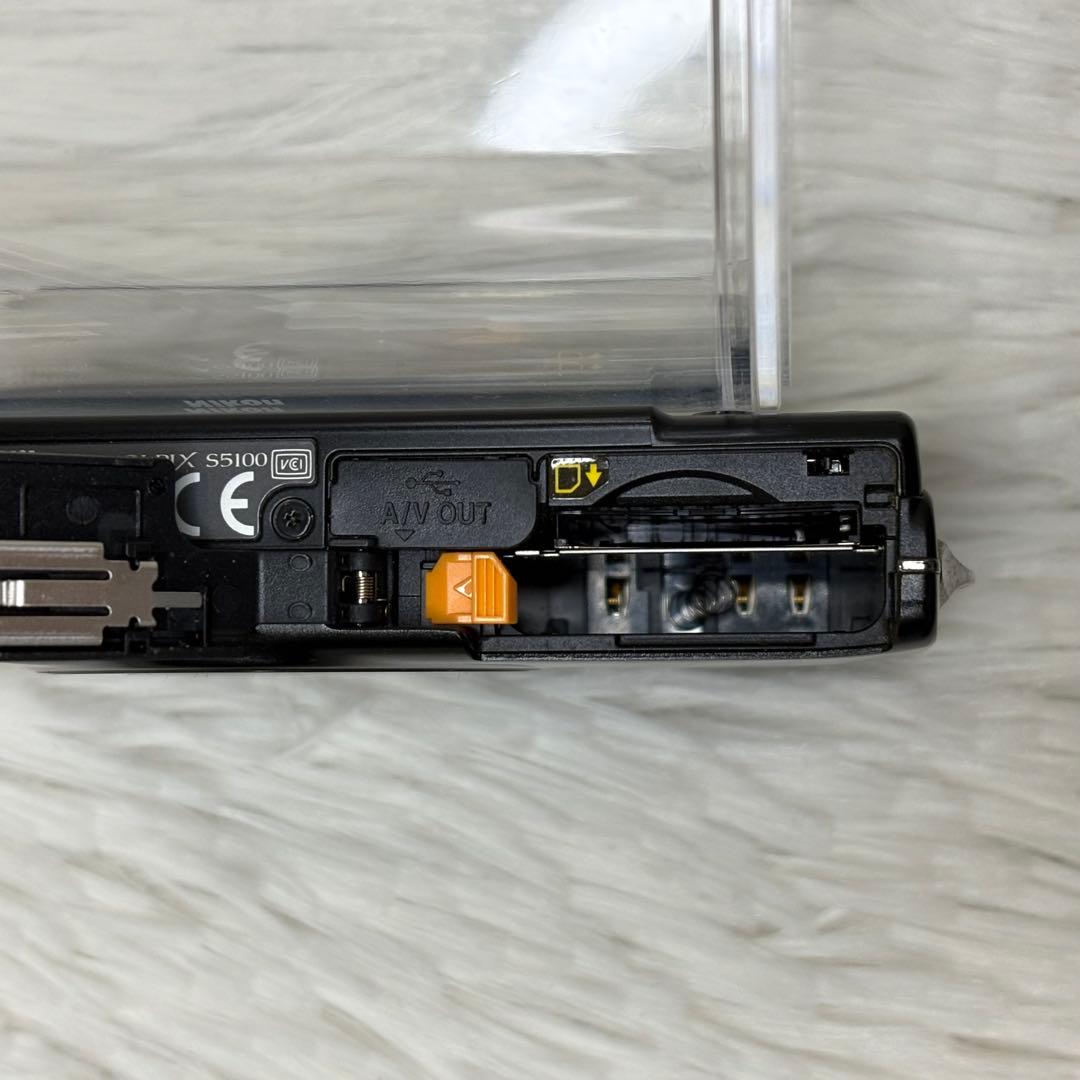 Nikon COOLPIX S5100 SDカード2G　黒　コンデジ　動作品