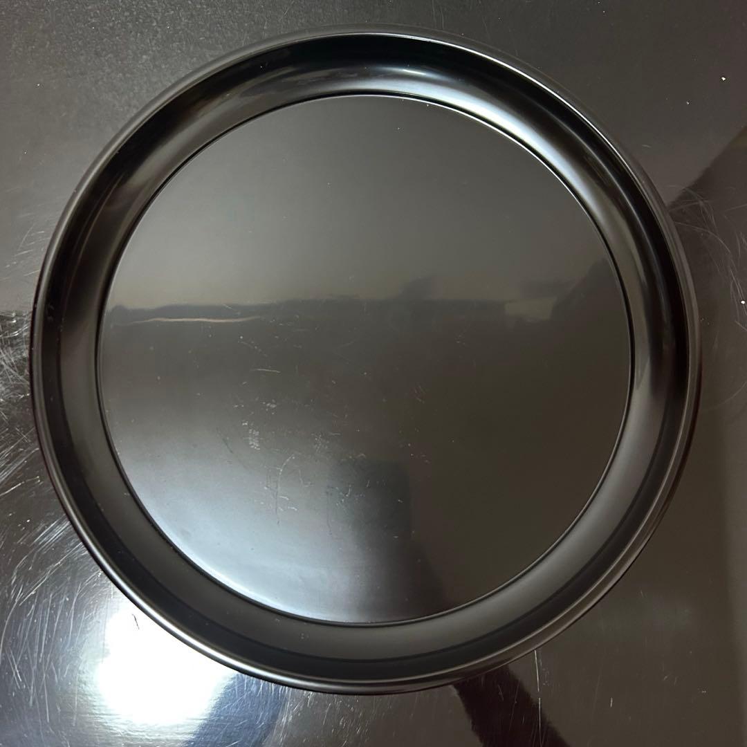 真塗大円盆　茶道具懐石鵬雲斎坐忘斎淡々斎即中斎而妙斎棗水指茶杓水屋茶碗釜