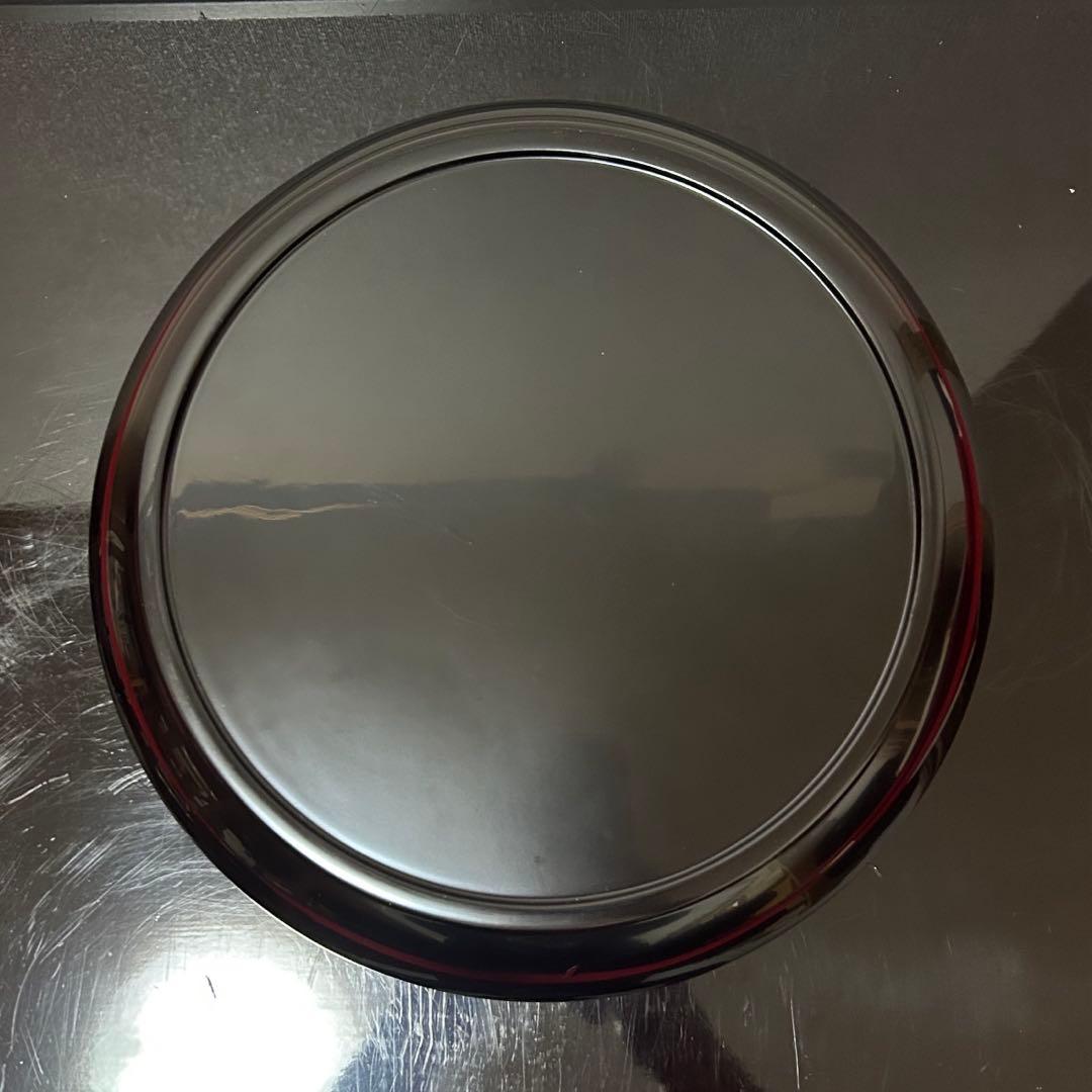 真塗大円盆　茶道具懐石鵬雲斎坐忘斎淡々斎即中斎而妙斎棗水指茶杓水屋茶碗釜