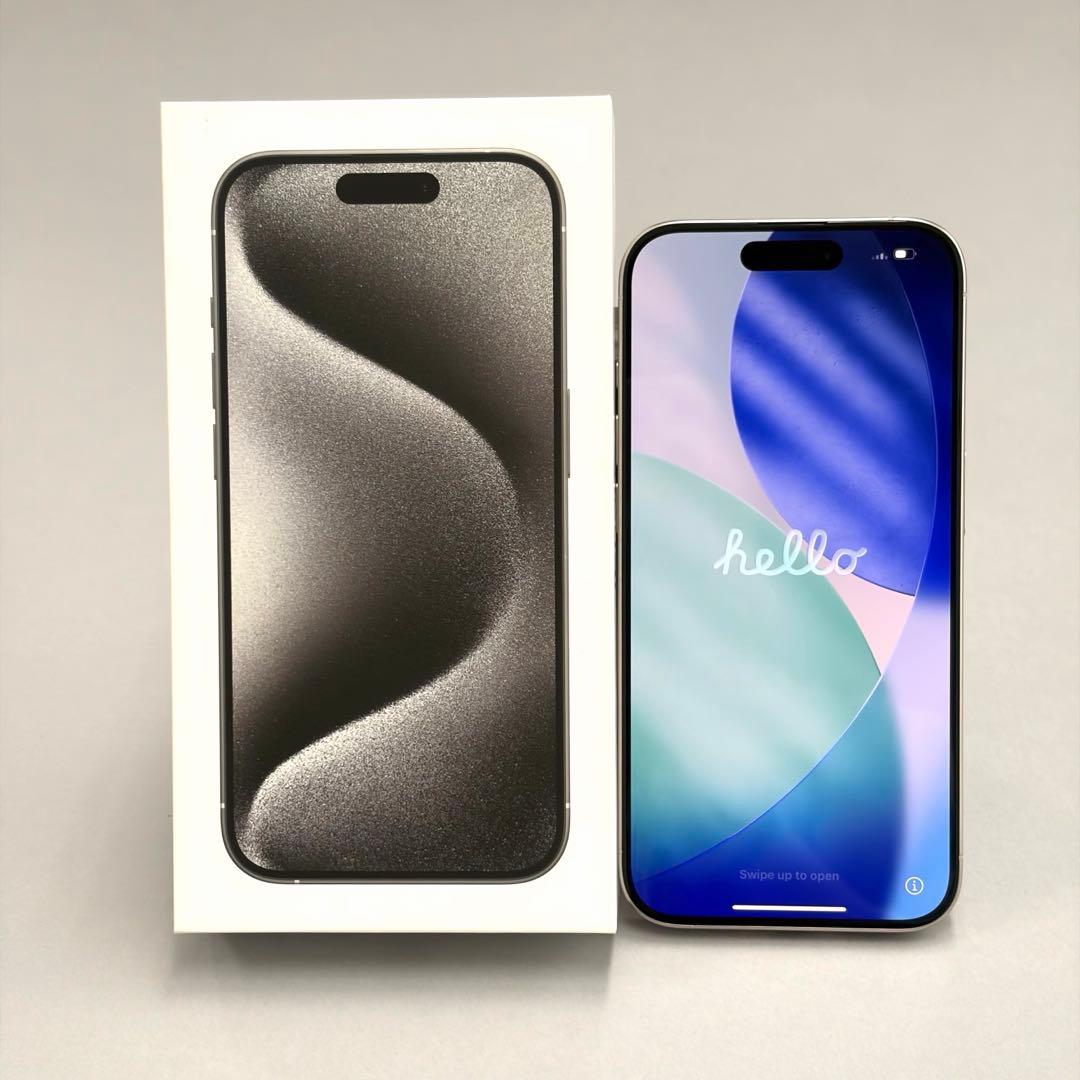 iPhone 15 Pro 256GB ジャンク 通電確認 起動不安定