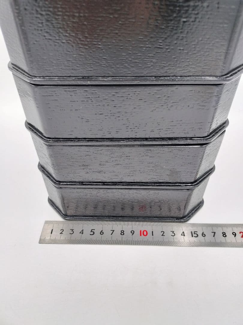 c966 柿合 縁高重 紙箱 茶道具 古物