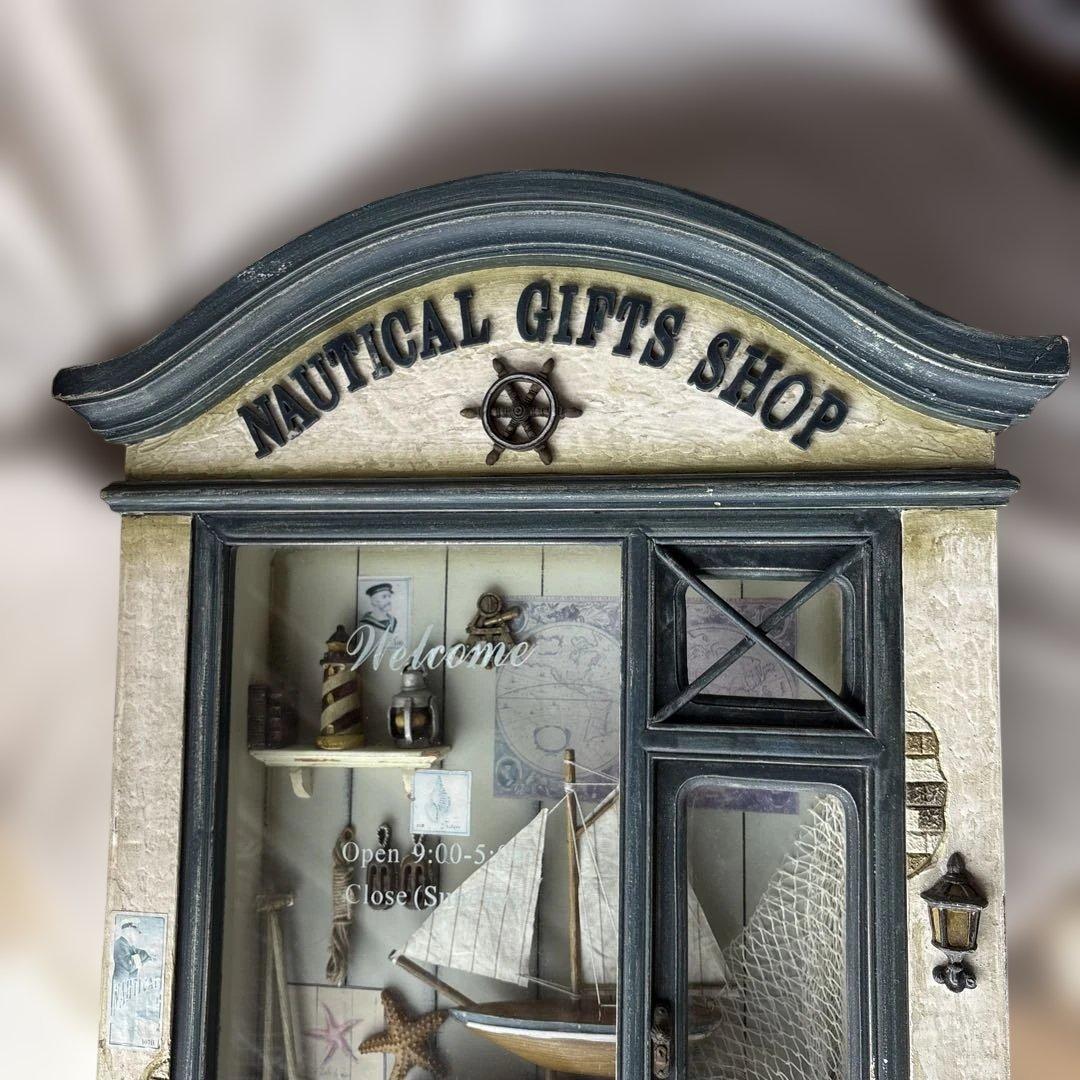 アンティーク　シャドーボックス オブジェ　NAUTICAL GIFTS SHOP