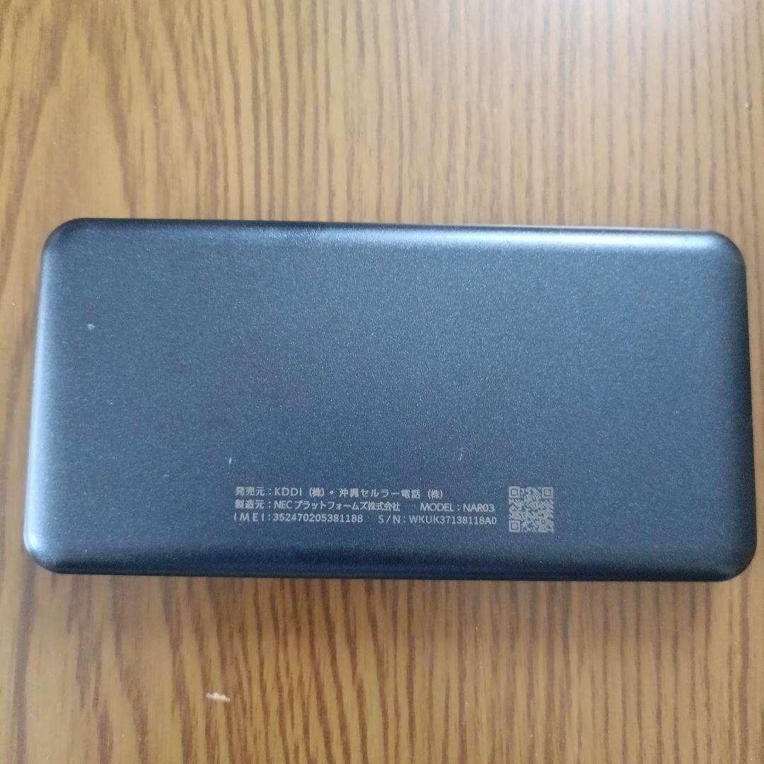 Speed Wi-Fi 5G X12 モバイルルーター クレードル付き
