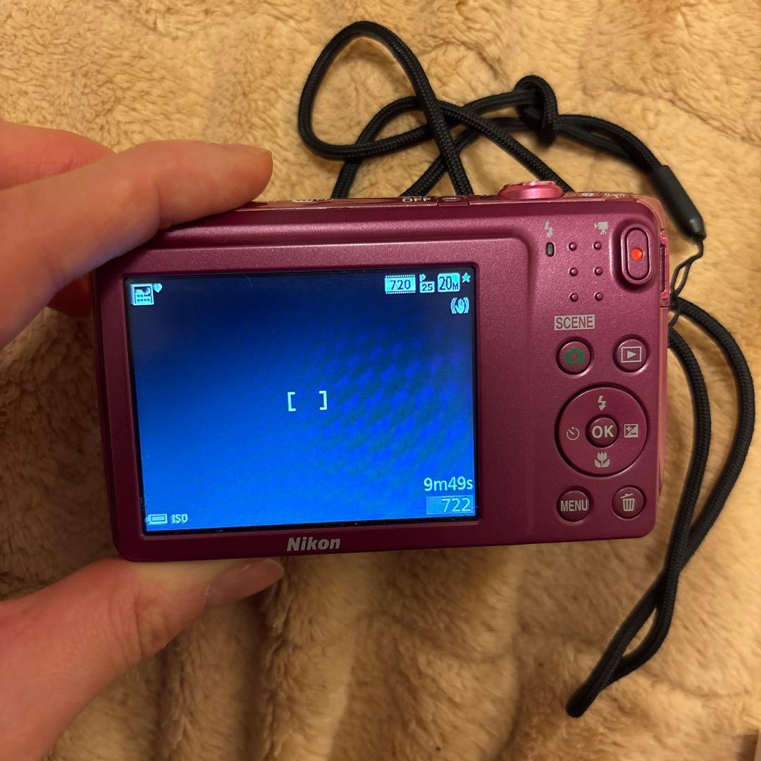 Nikon コンパクトデジタルカメラ ピンク 8GBメモリーカード付き