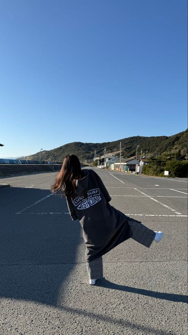 雑誌掲載モデル☆LUSSO SURF お着替えポンチョ　グレー⭐︎送料込み