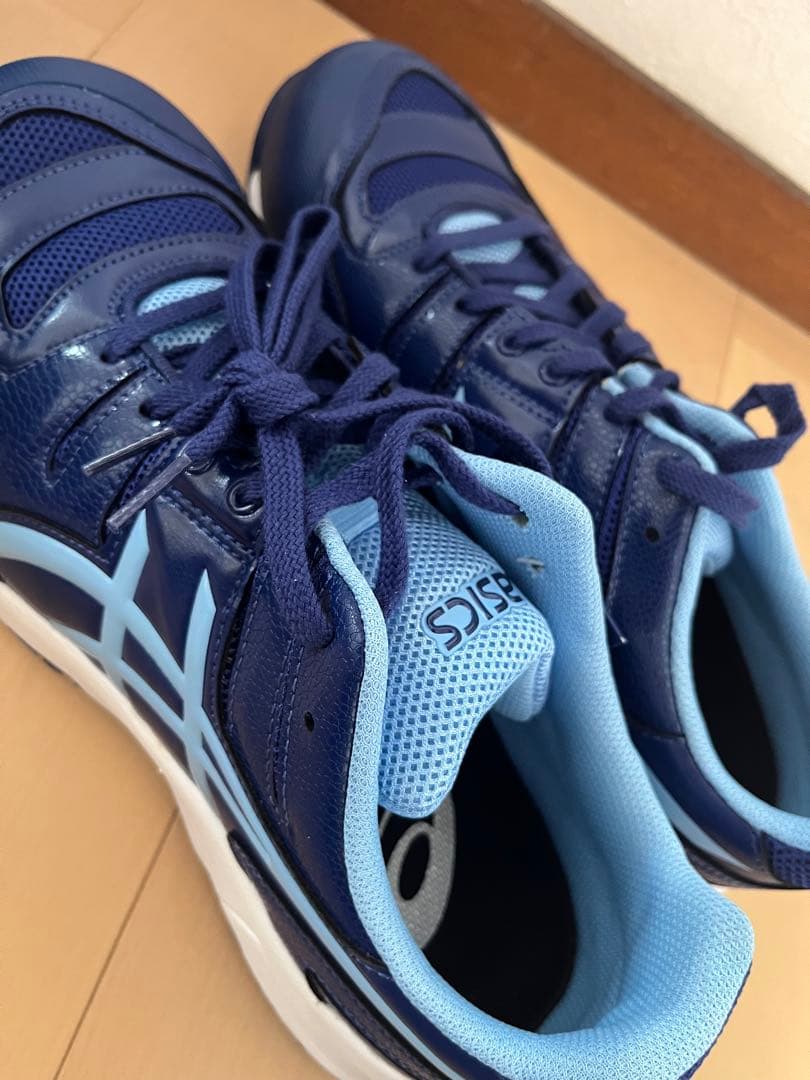 【新品】ASICS 安全靴 ブルー　27.5