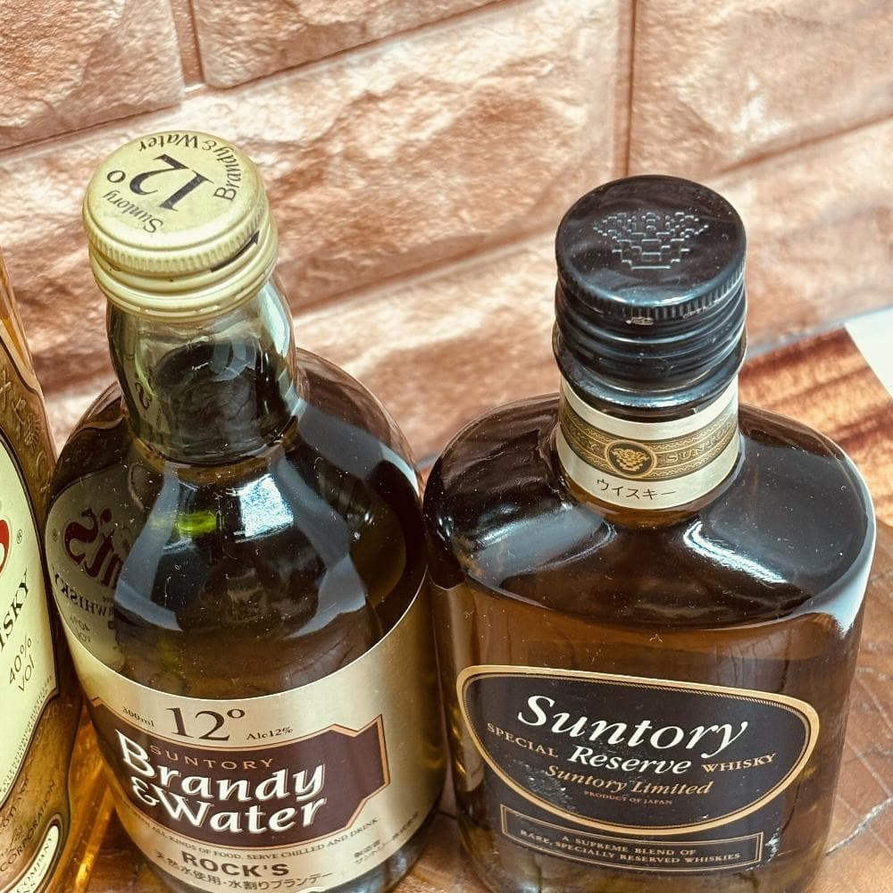 【古酒】 6本 ウイスキー ラム テキーラ サントリー グランツ まとめ売り