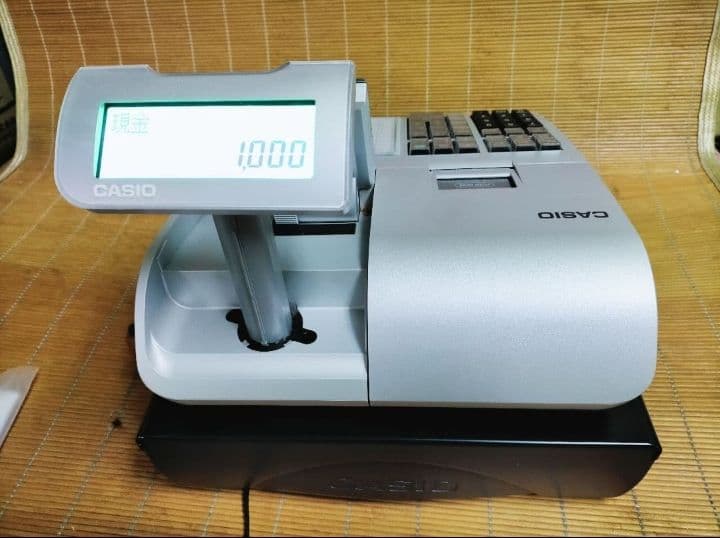 カシオレジスター　TK-400　設定込み　PC連携　ロゴ可能　418888