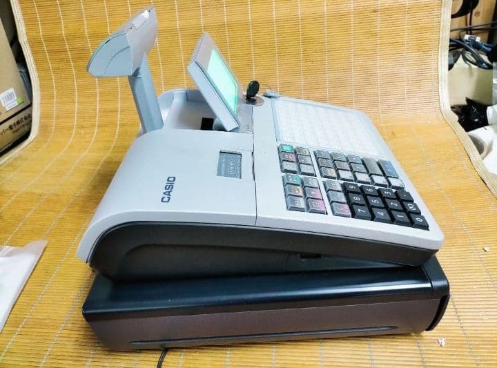 カシオレジスター　TK-400　設定込み　PC連携　ロゴ可能　418888
