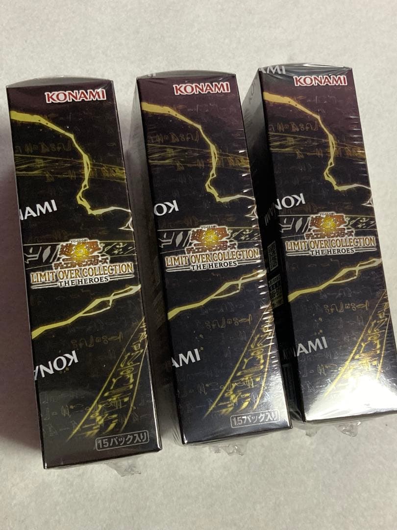 【シュリンク付き】遊戯王 リミットオーバーコレクション ヒーローズ 3box