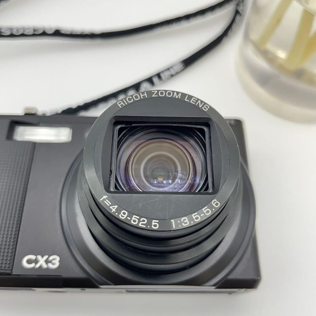 動作確認済✨RICOH CX3✨スマホ転送OK 銘品 デジカメ 人気の黒♪