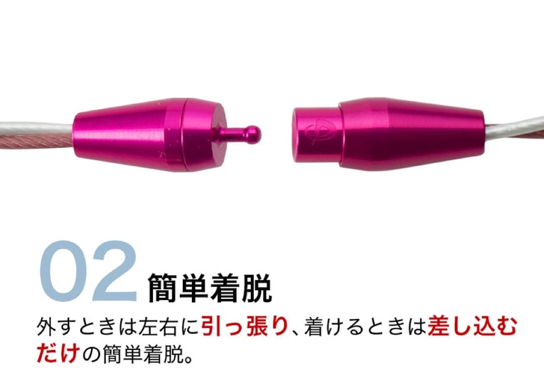 【新品.未使用】ファイテンネックレス ワイヤートルネード ネイビーピンク50cm