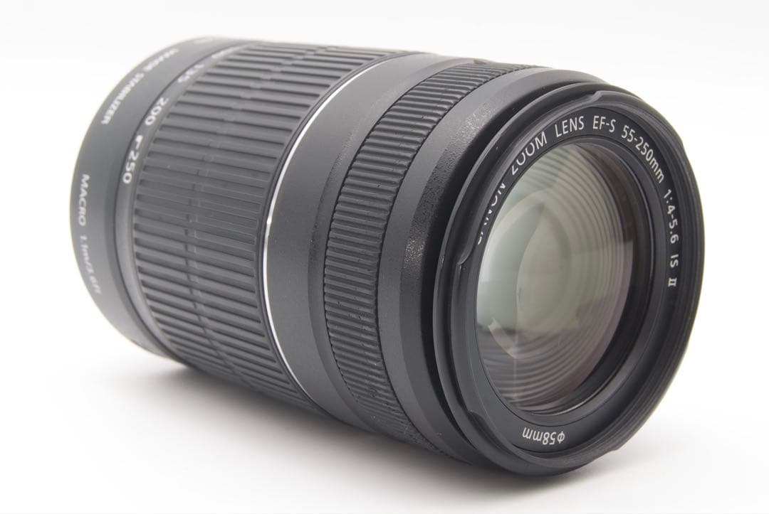 Canon 55-250mm IS Ⅱ デジタル一眼レフ　望遠レンズ　手ぶれ補正