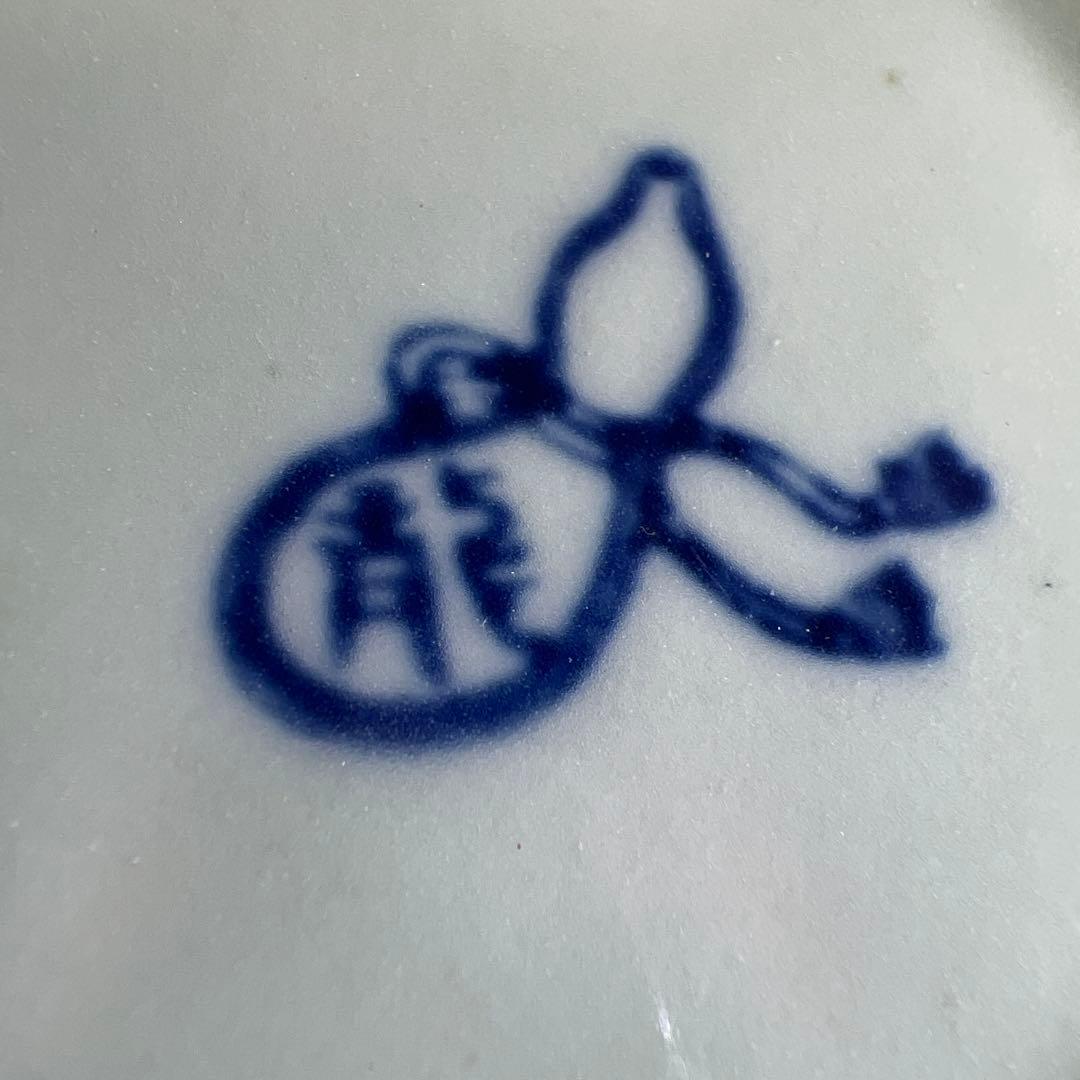 中国美術　青花花瓶一対　高さ約17㎝　東Y8-0302①