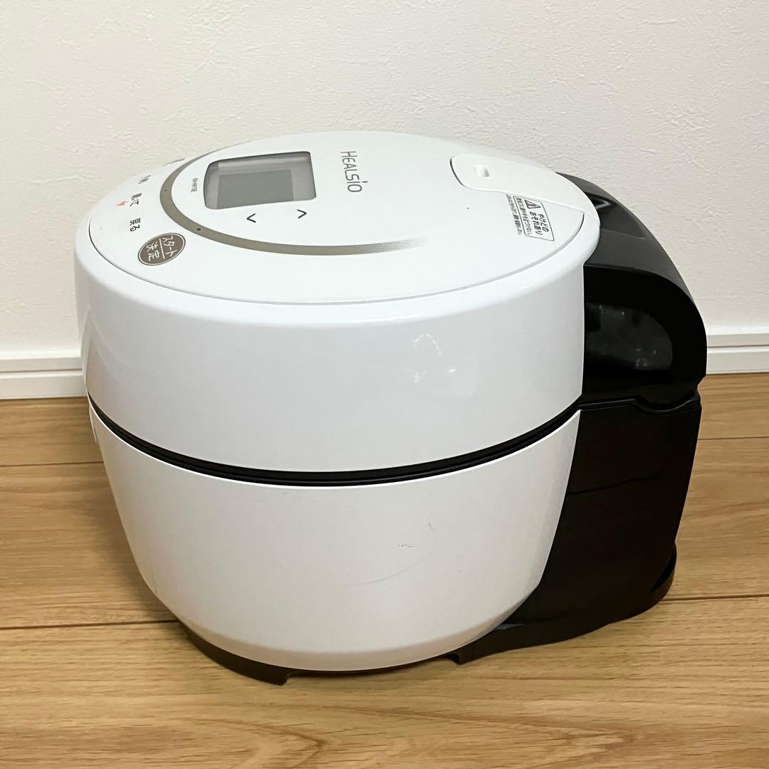 水なし自動調理鍋 HEALSIOホットクック 白KN-HW10E-W