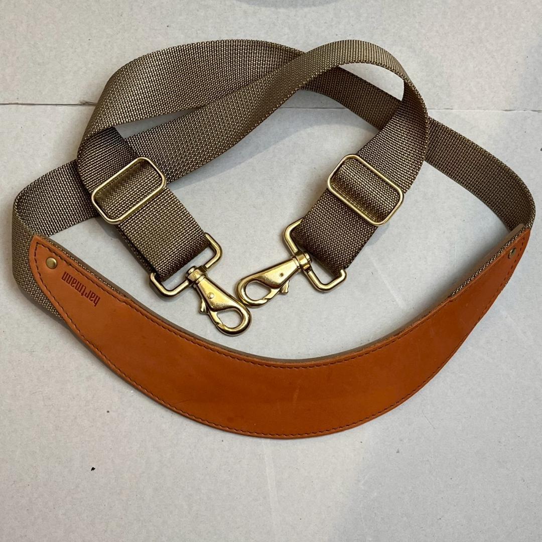 【美品】Hartmann ハートマン ボストンバッグ ツイード レザー 2way