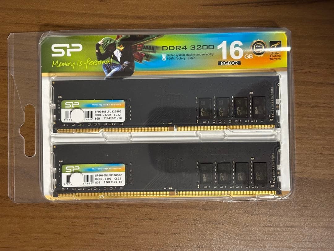 SP DDR4 3200 16GB メモリー 2枚組