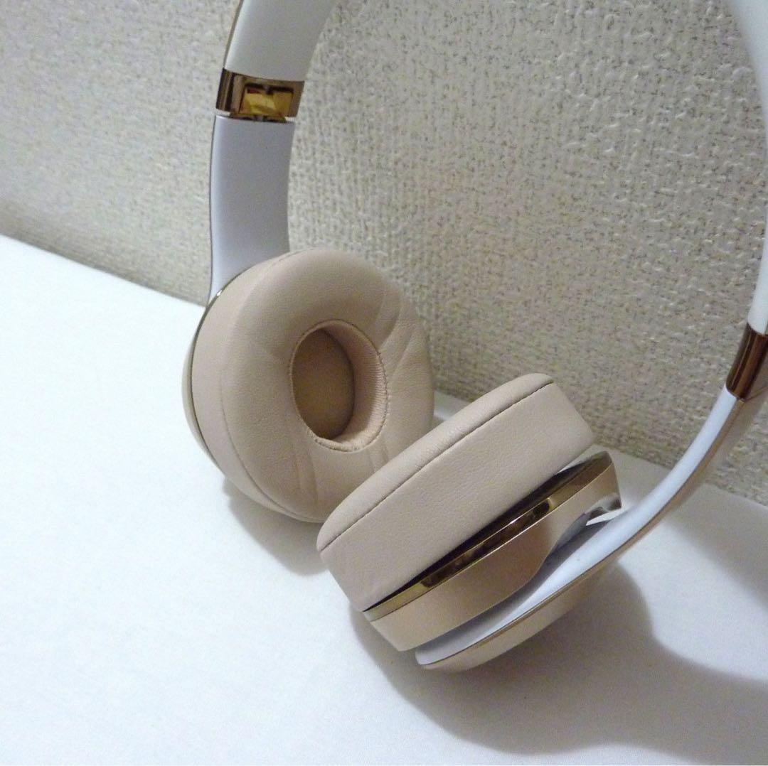 【イヤーパッド美品】Beats Solo3 Wireless ゴールド
