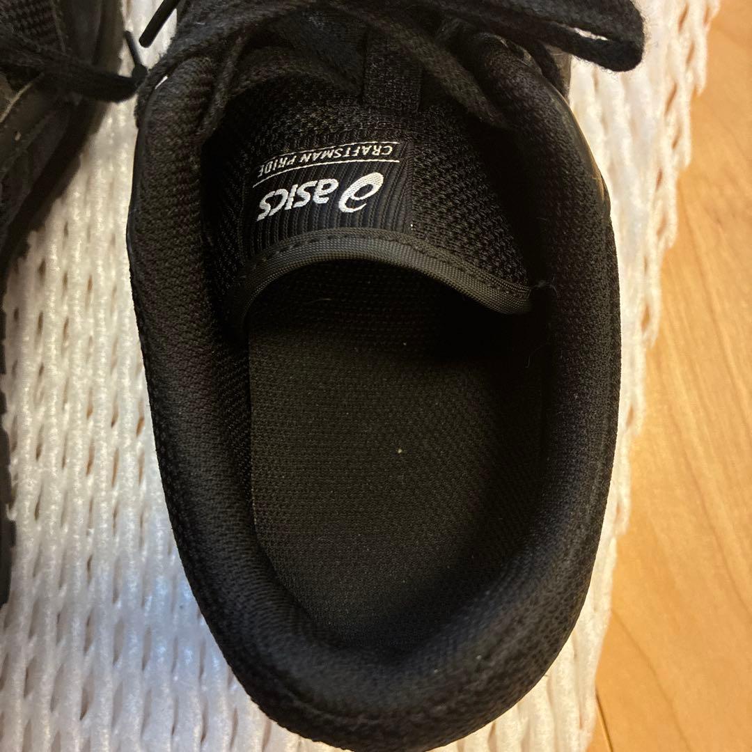 ASICS ブラック 安全靴　アシックス