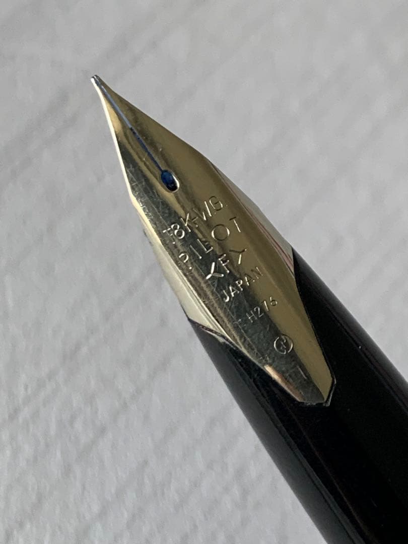 PILOT パイロット Custom 蝕刻 万年筆 18Kニブ コンバーター付属