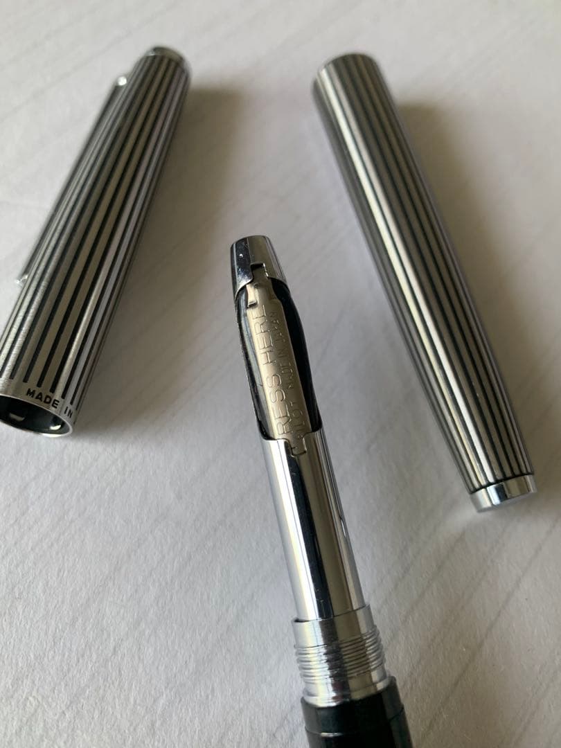 PILOT パイロット Custom 蝕刻 万年筆 18Kニブ コンバーター付属