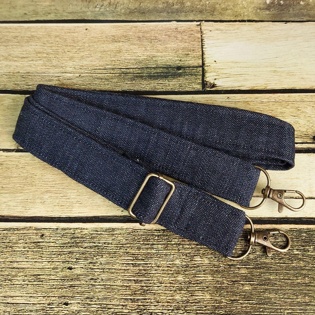 【ふはち】刺繍デニムバック　No.655　ショルダーベルト