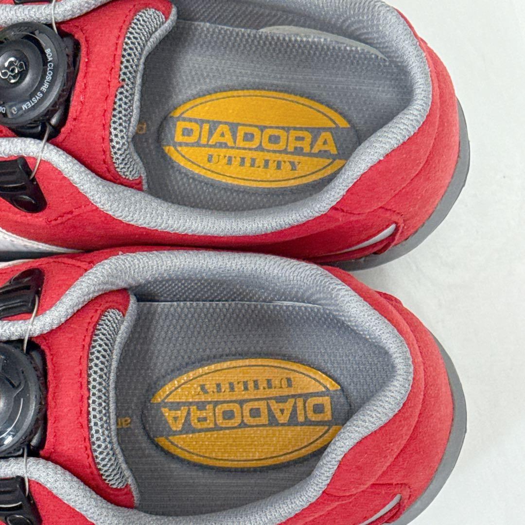 DIADORA 26.5cm EEE 安全靴 作業靴 ディアドラ 赤　青 BOA