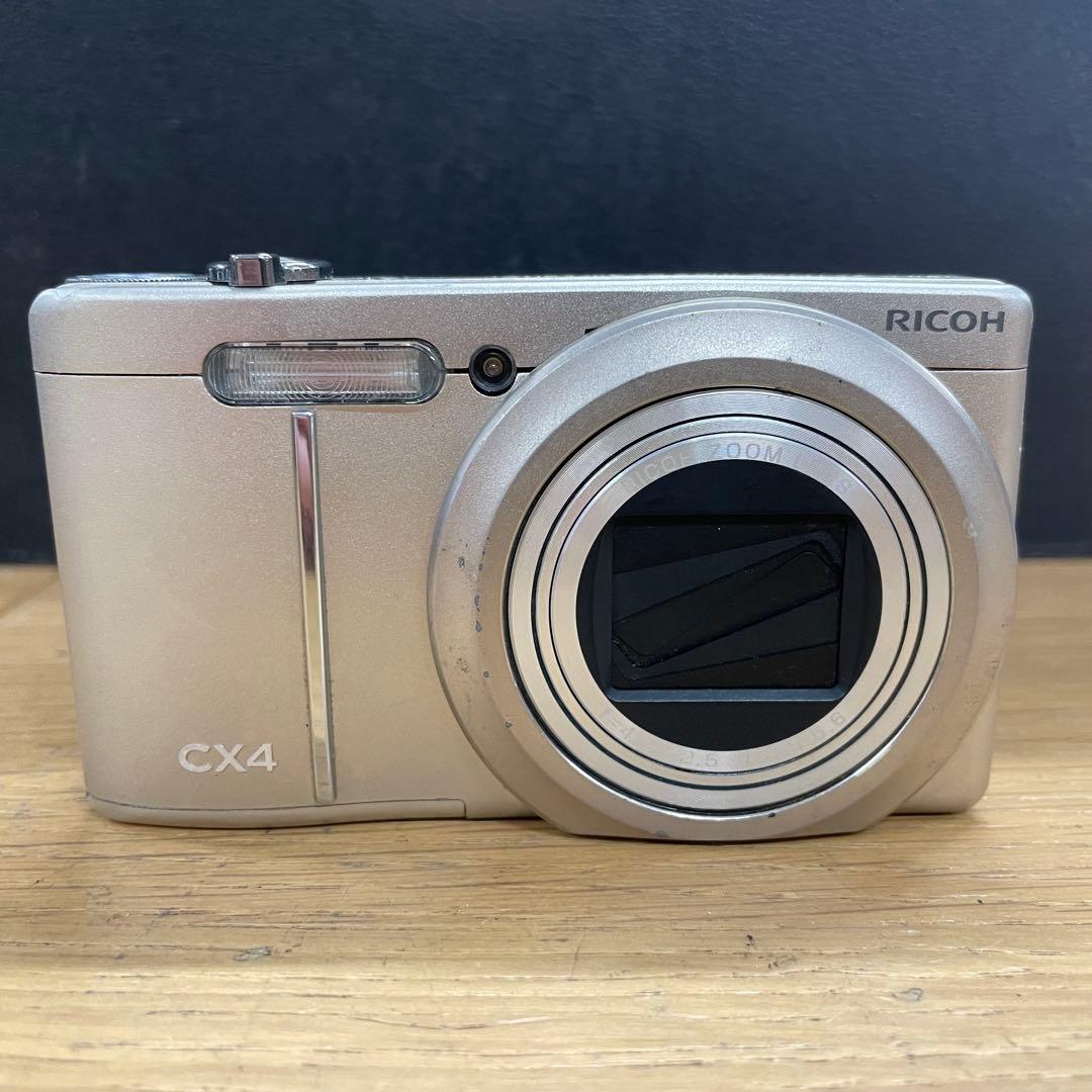 動作品 RICOH CX4 シルバー コンパクトデジタルカメラ