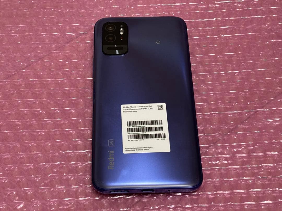 Xiaomi Redmi Note 10T A101XM ナイトタイムブルー