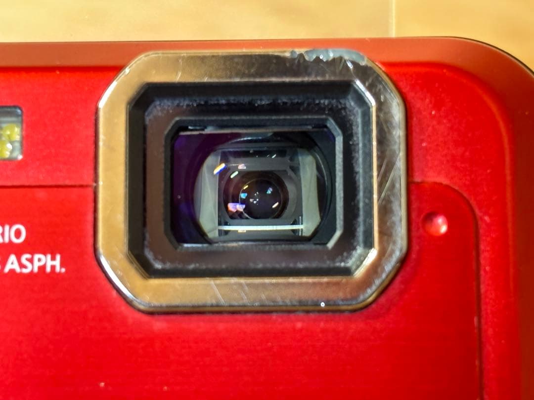 【動作OK】Panasonic LUMIX DMC-FT20 防水・防塵 レッド