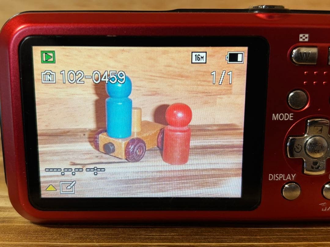 【動作OK】Panasonic LUMIX DMC-FT20 防水・防塵 レッド