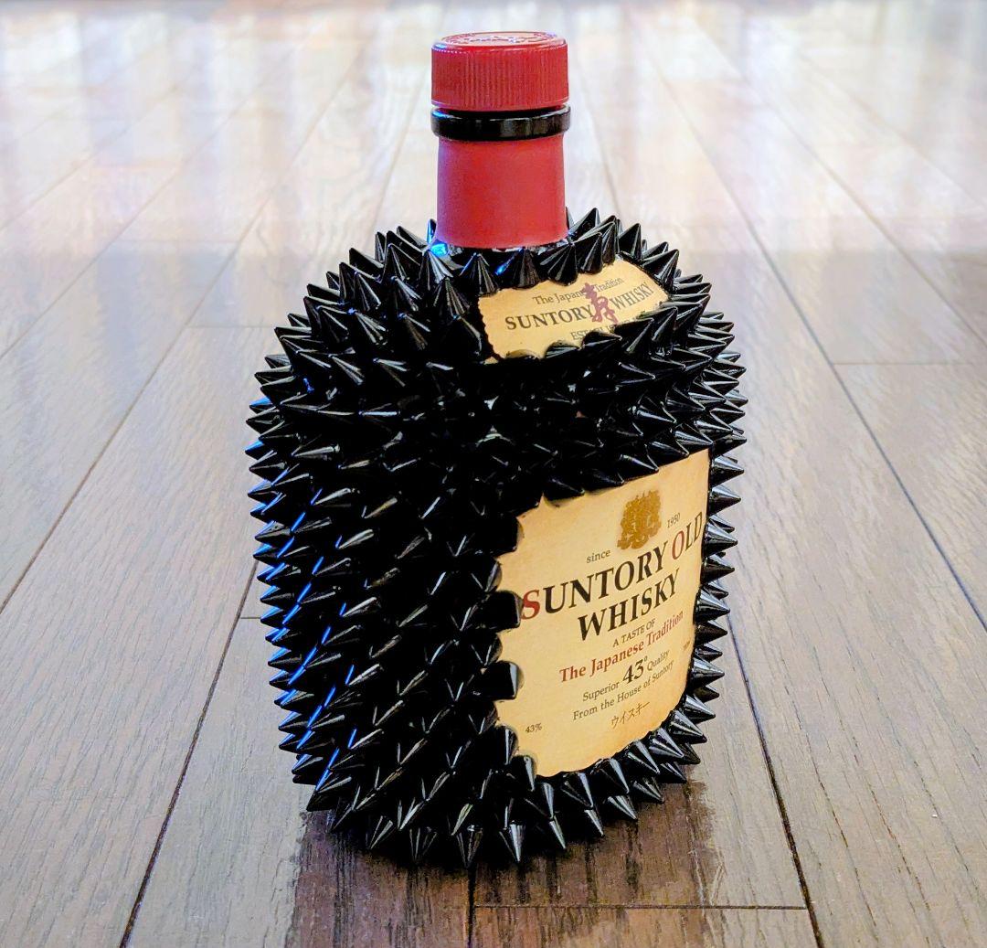 空き瓶　Suntory Old Whisky 700ml トゲトゲボトル　未洗浄